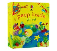 BOOKS4PEOPLE Usborne Peep Inside Collection 4 Books Gift Set - Peep Inside Space, Sea, Jungle, Tree