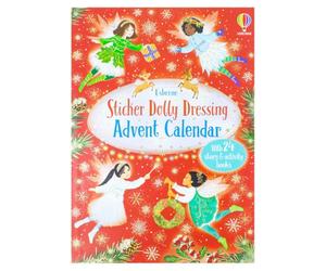 BOOKS4PEOPLE Usborne Sticker Dolly Dressing Advent Calendar By Fiona Watt