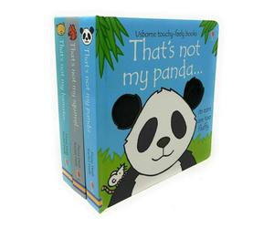 BOOKS4PEOPLE Usborne Thats Not My Animals 3 Books Collection Set Pack Panda Squirrel Hamster Touchy-Feely Board Books