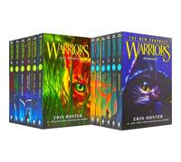 BOOKS4PEOPLE Warrior Cats Series 1 And 2 - The Prophecies Begin And The New Prophecy By Erin Hunter 12 Books Set