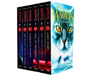 BOOKS4PEOPLE Warrior Cats The Broken Code Series 7 Collection 6 Books Set By Erin Hunter (Lost Stars, Silent Thaw, Veil Of Shadows, Darkness Wi