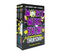 BOOKS4PEOPLE Worst W ver Series 4 Books Collection Set (Monday, Tuesday, Wednesday, Thursday)