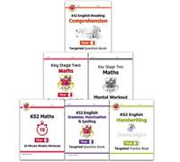 BOOKS4PEOPLE Year 3 Maths And English Home Learning Workbook Bundle For 7 To 8 Year Olds Ks2
