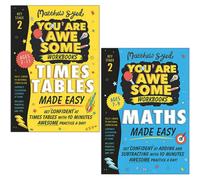 BOOKS4PEOPLE You Are Awesome Workbooks Made Easy 2 Books Collection Set By Matthew Syed (Ks2 -Ages 7-11) (Maths Made Easy & Times Tables Made E