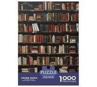 Bookshelf 1000 Piece Jigsaw Puzzles for Adults Challenging Game Home Decoration Creativity & Gift Giving 70x50cm/1000pcs