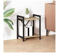 Bookshelf 40x30x50cm Sonoma Oak Engineered Wood Tiered Industrial Shelf Unit Kit
