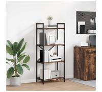 vidaXL Bookshelf Smoked Oak 56 x 34 x 133.5 cm Engineered Wood