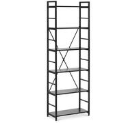 Bookshelf 60 x 28 x 182.5 cm 150 kg Black - Bookshelves by Fromm & Starck Black