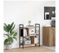vidaXL Bookshelf Artisan Oak 75 x 30 x 91 cm Engineered Wood