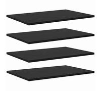 Bookshelf board Old wood 60 x 40 x 1.5 cm Engineered wood 4 pcs Rustic shelf set