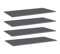 4x Bookshelf Shelves 100x50cm Engineered Wood Shelf Boards Replacement Panels