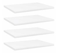 vidaXL Wall Shelves Floating Shelf Wall Rack 4 pcs Smoked Oak Engineered Wood