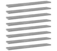 vidaXL Bookshelf Boards Floating Shelves Set 4 pcs Artisan Oak Engineered Wood