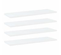 vidaXL Bookshelf Boards 4 pcs White 60x20x1.5 cm Engineered Wood