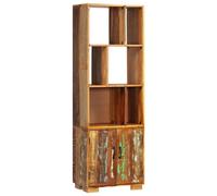 vidaXL Bookshelf Solid Reclaimed Wood Bookcase Standing Shelf Display Unit