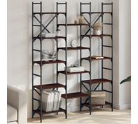 vidaXL Bookshelf Grey Sonoma 127.5x28.5x172.5 cm Engineered Wood