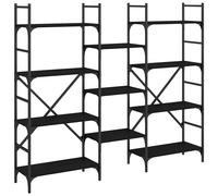 (grey sonoma, 127.5 x 28.5 x 172.5 cm) vidaXL Bookshelf Bookcase Storage Rack Cabinet Book Shelf Engineered Wood