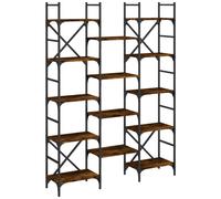 Bookshelf Bookcase Storage Rack Cabinet Book Shelf Engineered Wood vidaXL