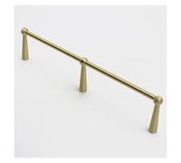 Bookshelf/Cabinet Brass Guardrail Bar, 16 20 24 28 30 32 36 40 Inch Shelf Rail Fence Set Guard Rod Decorative Trim, Tipping Gallery Rails Set(Style A,34in/86cm)