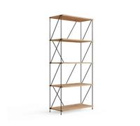 Bookshelf Cubed Storage Shelving Unit 5 Tier
