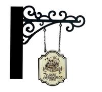 Bookshelf Dark Romance Section Signs - Book NookSign Decors | Book Decor for Shelf and Reading Corners | Hangable Accessories for Bookworm, Bookish Aesthetic, Home, Classroom, Library, Halloween, Men