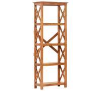 Bookshelf Display Rack Unit Bookcase Storage Shelf Solid Wood Acacia vidaXL