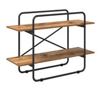 Bookshelf Engineered Wood Bookcase Storage Shelving Shelving Unit Tiered vidaXL