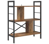 vidaXL Bookshelf Smoked Oak 75 x 30 x 156 cm Engineered Wood