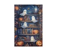 Bookshelf Ghost Jigsaw Puzzles for Adults 500 Challenging & Brainteasing Adults Jigsaws Puzzle Puzzle Games Jigsaw Puzzle 500 Pieces