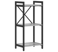 vidaXL Bookshelf Grey sonoma 40 x 30 x 85 cm Engineered Wood