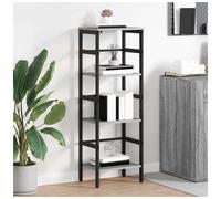 vidaXL Bookshelf Grey Sonoma 40 x 29.5 x 115 cm Engineered Wood