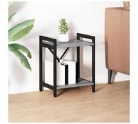Bookshelf Grey Sonoma 40x30x50cm Engineered Wood Tiered Industrial Shelf Sturdy