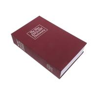 Bookshelf Hidden Safe Book Shaped Combination Lock Red