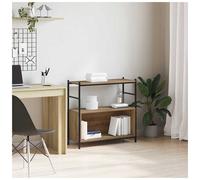 Bookshelf Industrial Artisan oak 80x30x78.5cm Engineered Wood Iron Legs 1-shelf