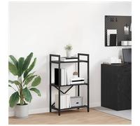 vidaXL Bookshelf Black Oak 56 x 34 x 96 cm Engineered Wood