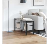 Bookshelf Industrial Grey Sonoma 82x32x47cm Engineered Wood 8 Shelves CompactUK