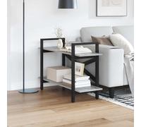 vidaXL Bookshelf Grey Sonoma 100 x 33.5 x 64 cm Engineered Wood