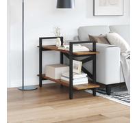 Bookshelf Industrial Old Wood 100x33.5x64cm Engineered Wood Sturdy 5 Shelves