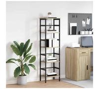 vidaXL Bookshelf Sonoma Oak 40 x 29.5 x 149 cm Engineered Wood