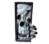 Bookshelf Insert, Resin Bookend Peeping Statue Christmas Trees Decorations (B, 15.5x7x6cm)