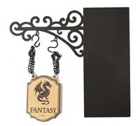 Bookshelf Labels & Signs Wooden Book Dividers with Hanging Brackets, Shelf Label Holder for Home Library, Wall and Bookcase Organization, Book Nooks Decor