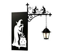 Bookshelf Lantern - Halloween Witch Bookcase Decorative Light