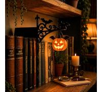 Bookshelf Lantern, Lantern Bookshelf Light, Library Lantern Decorative Bookshelf Lighting | Library Mini Bookshelf Lamp | Iron Table Desk Bookcase Lamps | Vintage Little Reading Book Led Nightlight