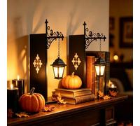 Bookshelf Lantern - Library Lantern-Decorative Bookshelf Lighting, Warm LED