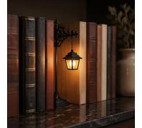 Bookshelf Lantern Light Mini LED Book Shelf Lamp Between Books