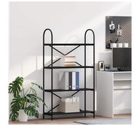 vidaXL Bookshelf Black Oak 80 x 30 x 146 cm Engineered wood