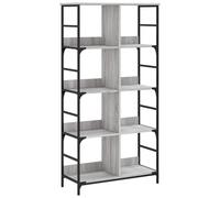 Bookshelf Office Book Shelf Storage Cabinet Book Rack Engineered Wood vidaXL