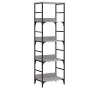 Bookshelf Office Book Shelf Storage Cabinet Book Rack Engineered Wood vidaXL