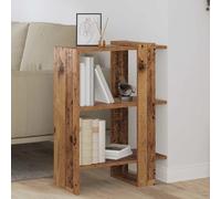 Bookshelf Old wood 52 x 25 x 71.5 cm Engineered wood 2-shelf Modern Freestanding