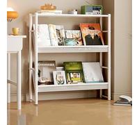 Bookshelf Organizer for Narrow Spaces, Ultra-Thin Multi-Layer Wrought Iron Storage Solution for Toys, Books, and Home Decor, Space-Saving Design for Any Room